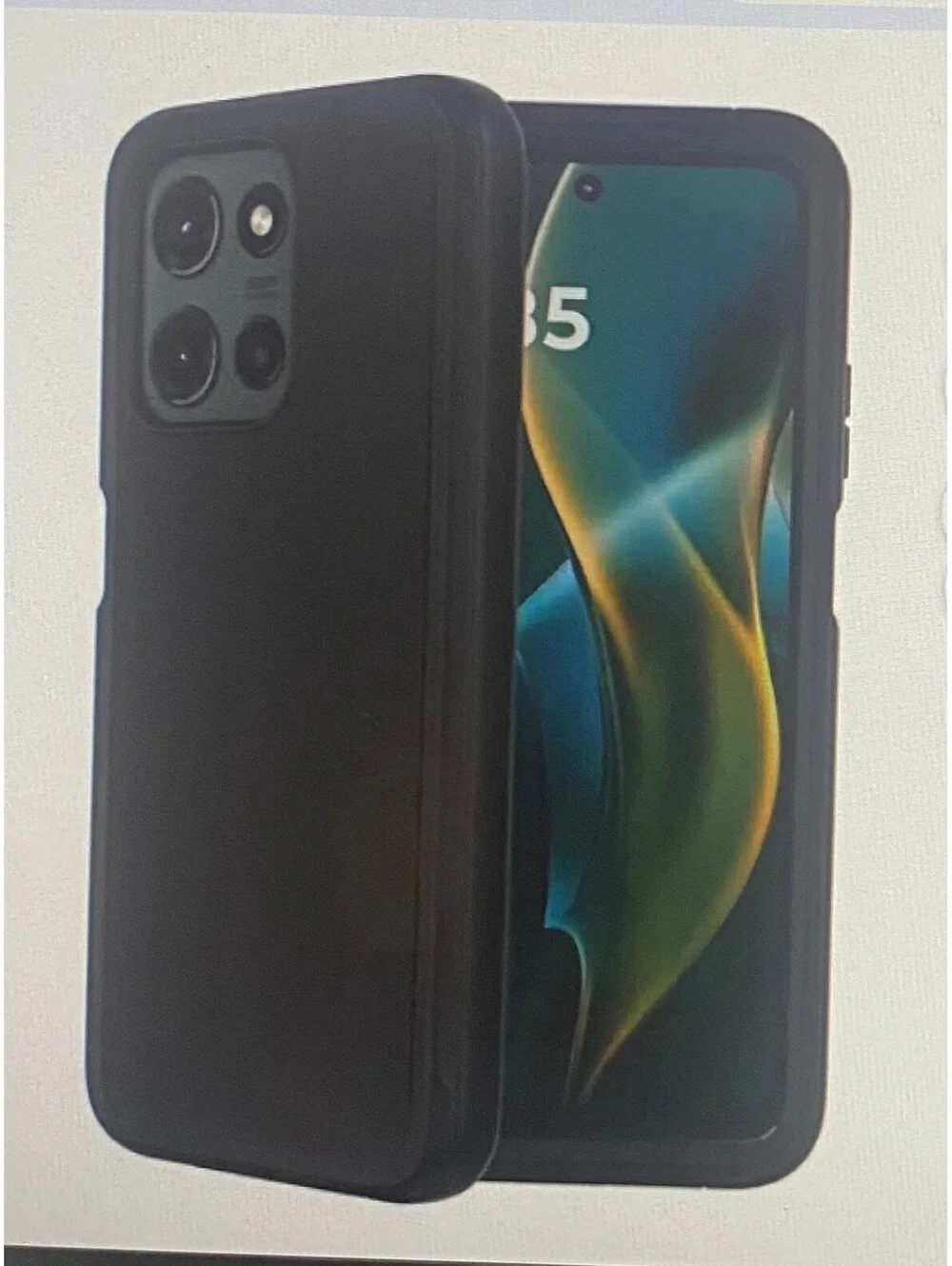 Onn Rugged Case for Motorola moto g (2025) Black